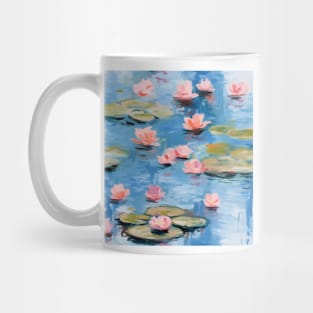 Monet Style Water Lilies 14 Mug